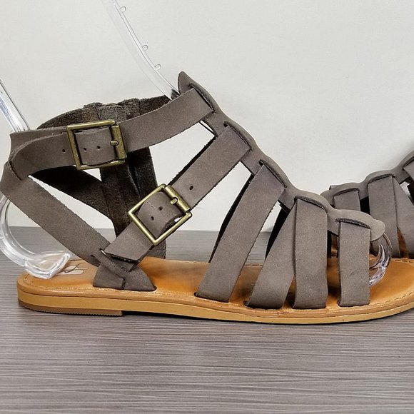 BP. Britt Gladiator Sandal, Taupe Leather, Womens Size 6 M - Picture 7 of 11